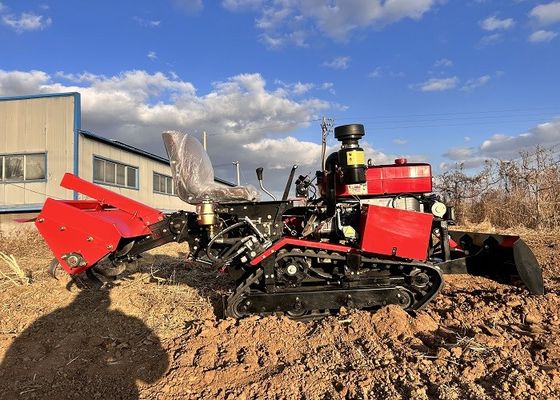 Tracteur à rampe de ferme à sec multifonctionnel, Mini Tracteur à rampe à roues en caoutchouc