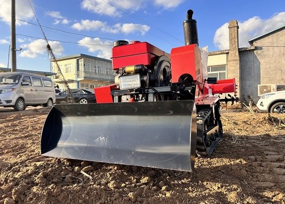 Tracteur à rampe de ferme à sec multifonctionnel, Mini Tracteur à rampe à roues en caoutchouc