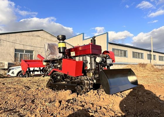 Tracteur à rampe de ferme à sec multifonctionnel, Mini Tracteur à rampe à roues en caoutchouc