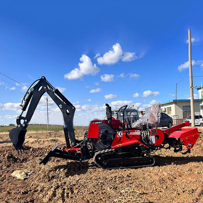 Le tracteur agricole mini-Crawler, tracteur à bande de caoutchouc