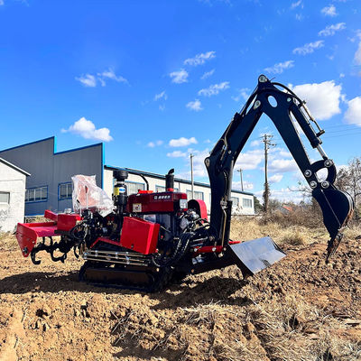 Le tracteur agricole mini-Crawler, tracteur à bande de caoutchouc
