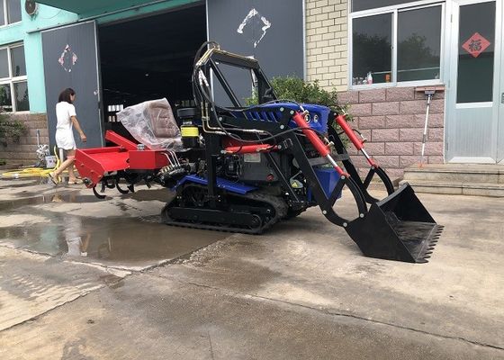 Tracteur à terre sèche de 35 chevaux mini avec cultivateur rotatif