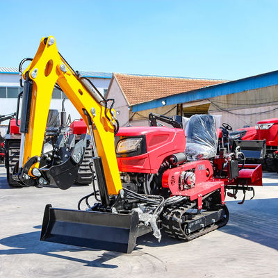 Nouveaux arrivants Mini tracteur à rampe fiable et bon marché avec rototiller Dozer Mower Backfill Tracteur à rampe