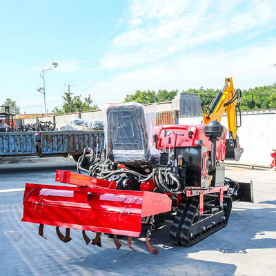 Nouveaux arrivants Mini tracteur à rampe fiable et bon marché avec rototiller Dozer Mower Backfill Tracteur à rampe