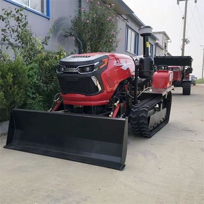 Mini tracteur à rampe de 50 chevaux équipement agricole avec chargeur avant / excavatrice