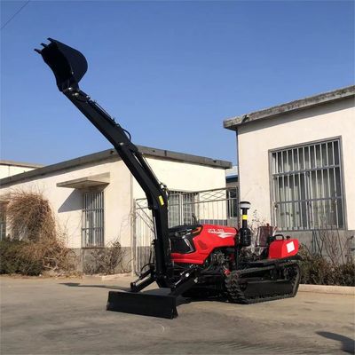 Mini 50HP dragueur à terre sèche tracteur de l'équipement agricole cultivateur Dozer