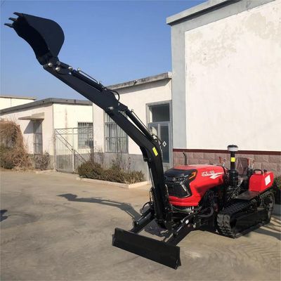 Mini 50HP dragueur à terre sèche tracteur de l'équipement agricole cultivateur Dozer
