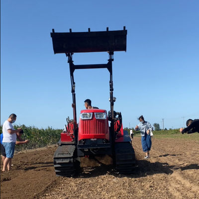 80 chevaux Petit tracteur à rampe équipement agricole avec chargeur