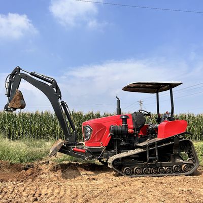 Tracteurs Petit mini manuel Agriculture Tracteur à ramper Avec des accessoires au choix