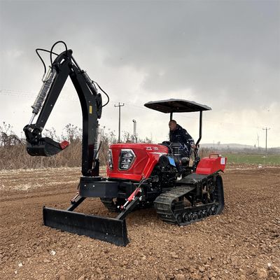 Tracteurs Petit mini manuel Agriculture Tracteur à ramper Avec des accessoires au choix