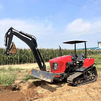 Tracteurs Petit mini manuel Agriculture Tracteur à ramper Avec des accessoires au choix