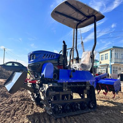 Tracteur à rouleaux rotatifs 25hp 35hp Équipement agricole avec bulldozer