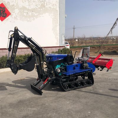 Tracteur à rouleaux rotatifs 25hp 35hp Équipement agricole avec bulldozer