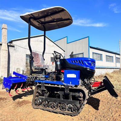 Tracteur compact micro 35HP cultivateur de jardin rotatif tracteur avec seau de pelle