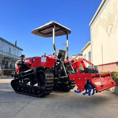 Puissant petit tracteur à rampe de 50 ch avec équipement auxiliaire