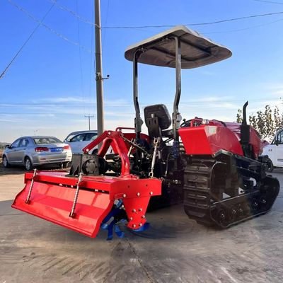 Tracteur amphibie à rampe de 50 ch équipement agricole avec équipement auxiliaire
