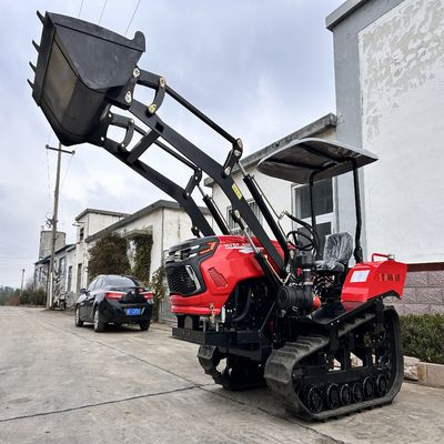 Puissant petit tracteur à rampe de 50 ch avec équipement auxiliaire