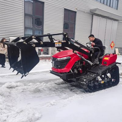Tracteur à rampe de 50 chevaux avec chargeur avant