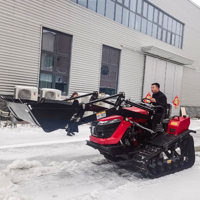 OEM ODM Tracteur à rampe agricole / Mini Tracteur 50 CV avec seau avant