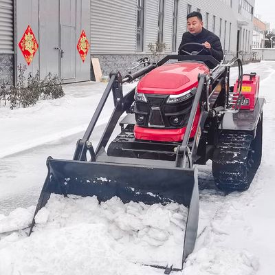 Tracteur à rouleaux de caoutchouc, tracteur à riz, tracteur à palissade, tracteur à rampe, tracteur agricole de 50 chevaux