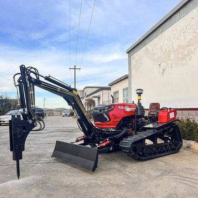 Tracteur à ramper compact Outils agricoles Bulldozers rotatifs Parties de tracteurs agricoles