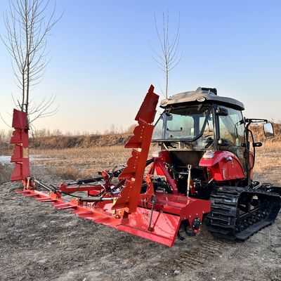 Tracteur à rampe agricole compact de 120 chevaux avec rails