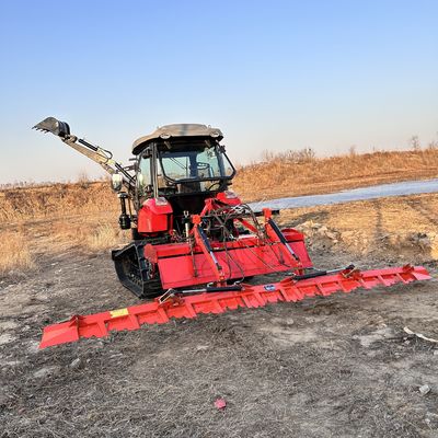 Tracteur à rampe agricole compact de 120 chevaux avec rails