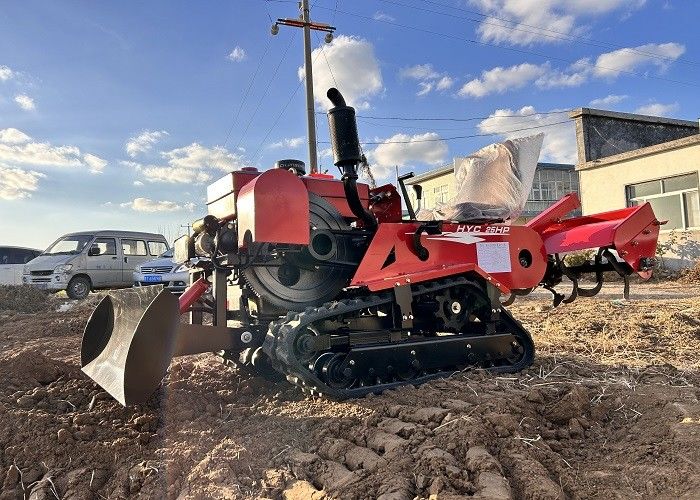 Tracteur à rampe de ferme à sec multifonctionnel, Mini Tracteur à rampe à roues en caoutchouc