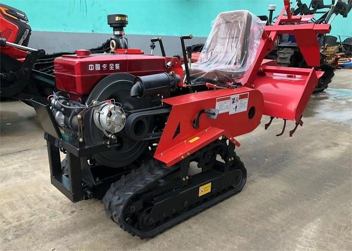 Mini Paddy Crawler de 25 ch équipement de construction Power Tiller Tracteur à marche avec moteur diesel