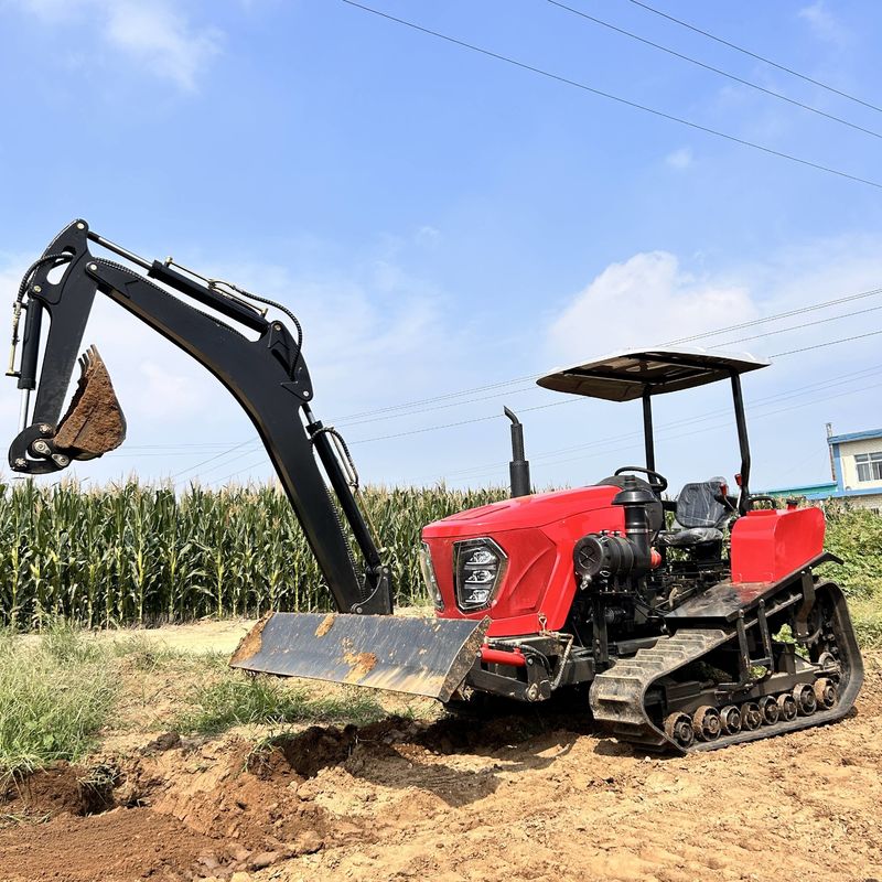 Tracteurs Petit mini manuel Agriculture Tracteur à ramper Avec des accessoires au choix