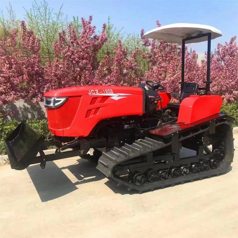 Moteur diesel de 120 chevaux Petit tracteur de jardin à quatre roues motrices avec tracteur rotatif