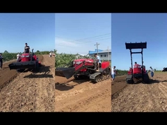 Tracteur à rampe de 80 chevaux avec chargeur